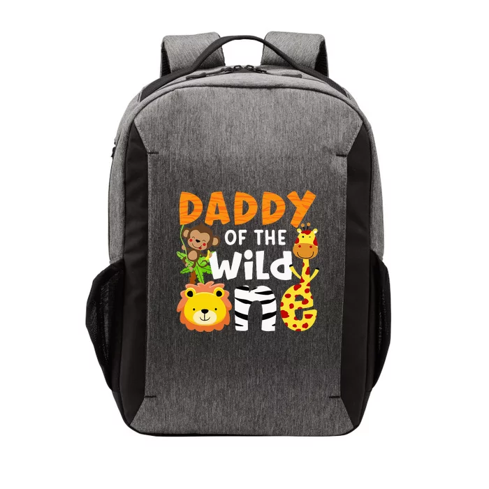 Daddy Of The Wild One Zoo Bday Party Safari Jungle Animals Vector Backpack