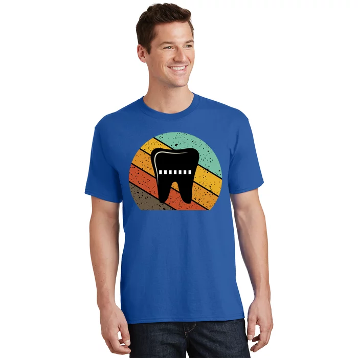 Dentist Orthodontist Vintage Retro Tooth Funny Gift T-Shirt