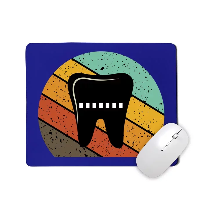 Dentist Orthodontist Vintage Retro Tooth Funny Gift Mousepad