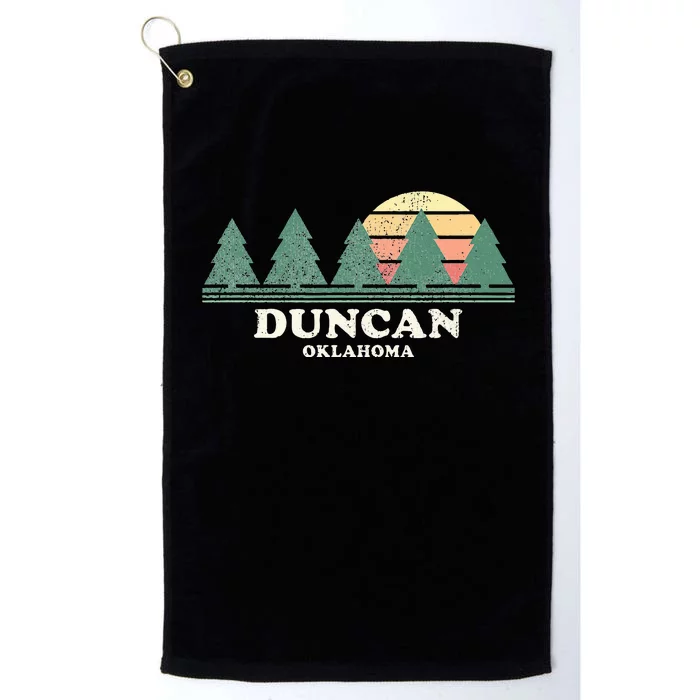 Duncan Ok Vintage Throwback Retro 70s Platinum Collection Golf Towel