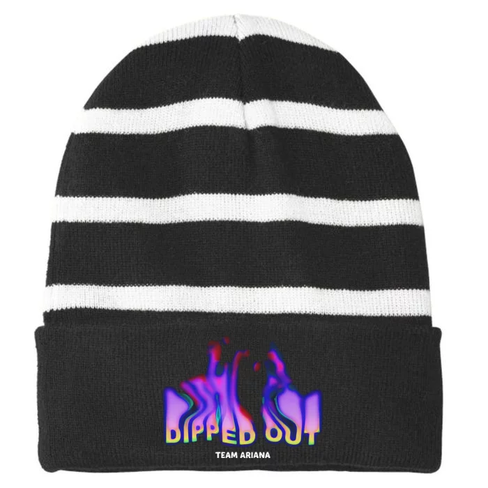 Dipped Out Vanderpump Rules Striped Beanie with Solid Band