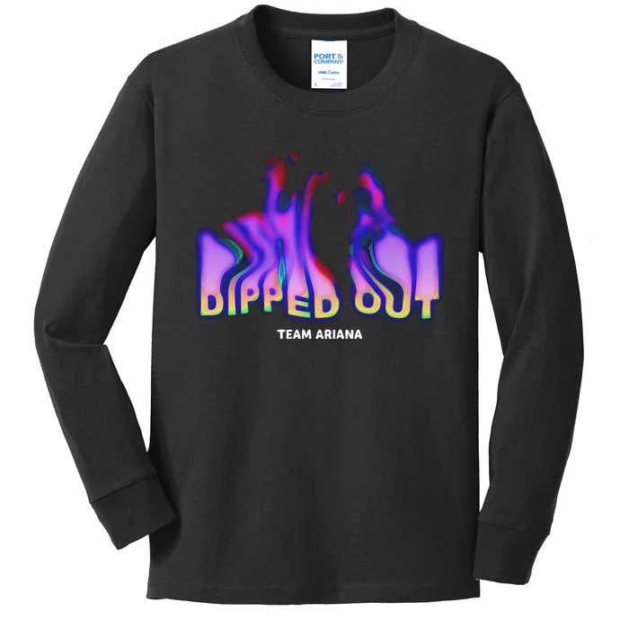 Dipped Out Vanderpump Rules Kids Long Sleeve Shirt