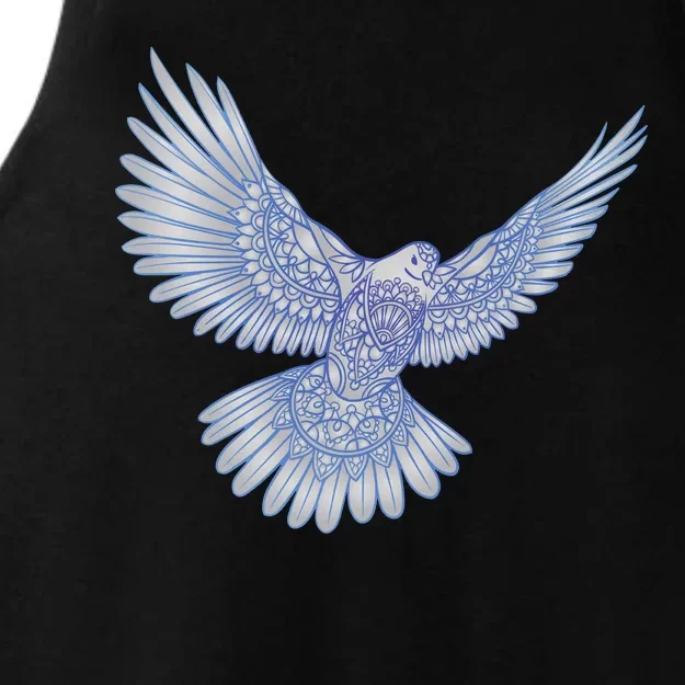 Dove Blue Porcelain Ladies Tri-Blend Wicking Tank