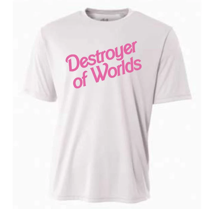 Destroyer Of Worlds In Pink Cooling Performance Crew T-Shirt