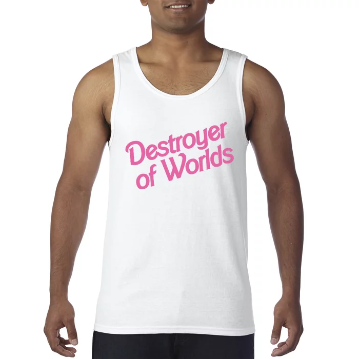 Destroyer Of Worlds In Pink Tank Top