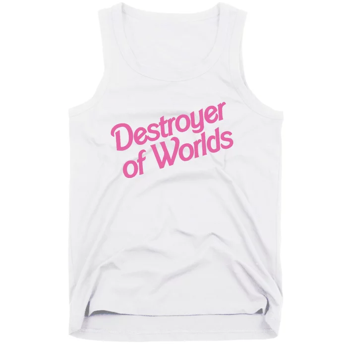 Destroyer Of Worlds In Pink Tank Top