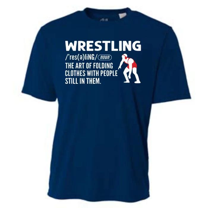 Definition Of Wrestling Wrestler Cooling Performance Crew T-Shirt