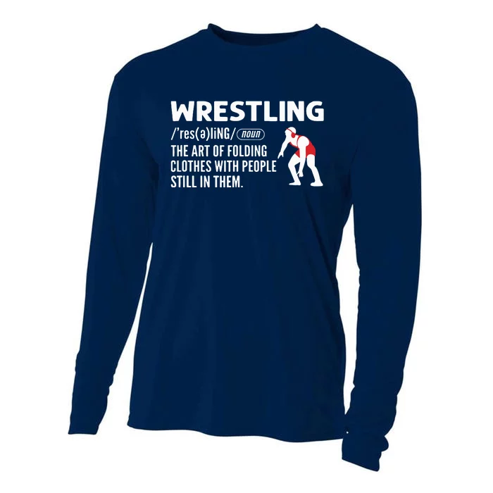 Definition Of Wrestling Wrestler Cooling Performance Long Sleeve Crew