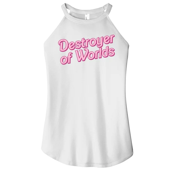 Detroyer Of Worlds Funny Barbe Barbenheimer Women’s Perfect Tri Rocker Tank