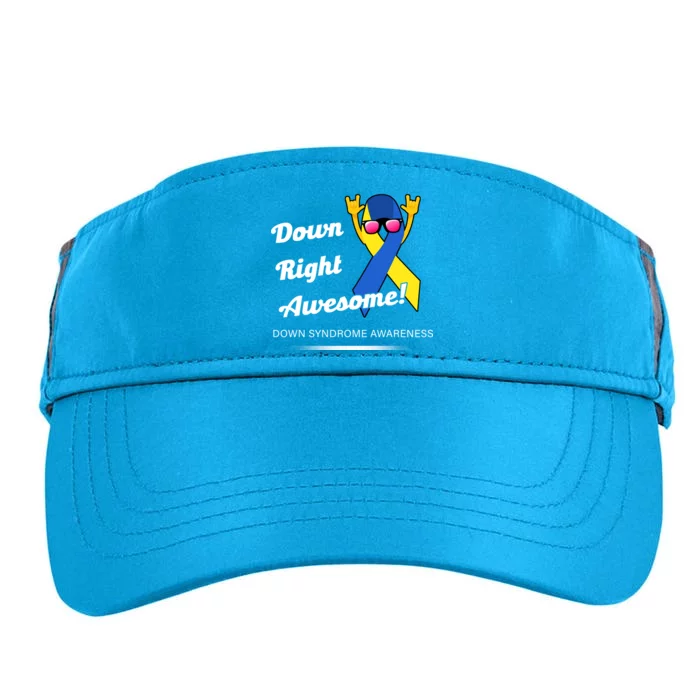 Down Right Awesome Down Syndrome Adult Drive Performance Visor