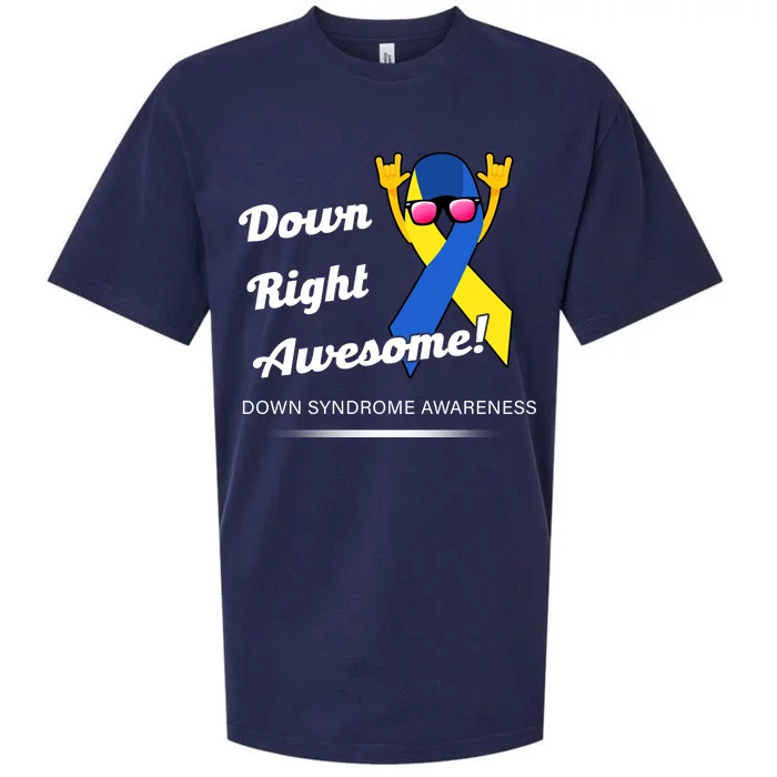 Down Right Awesome Down Syndrome Sueded Cloud Jersey T-Shirt