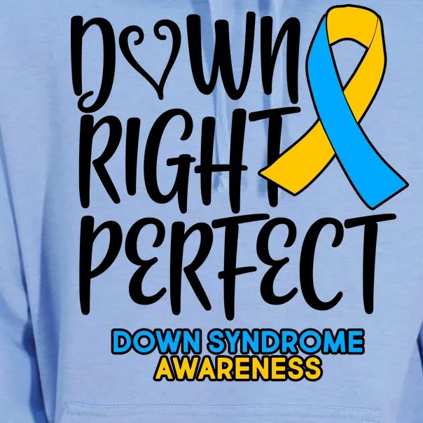 Down Right Perfect - Down Syndrome Awareness Unisex Surf Hoodie