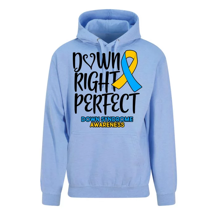 Down Right Perfect - Down Syndrome Awareness Unisex Surf Hoodie