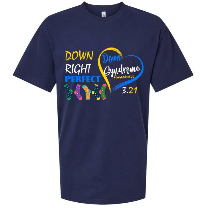 Down Right Perfect Down Syndrome Sueded Cloud Jersey T-Shirt