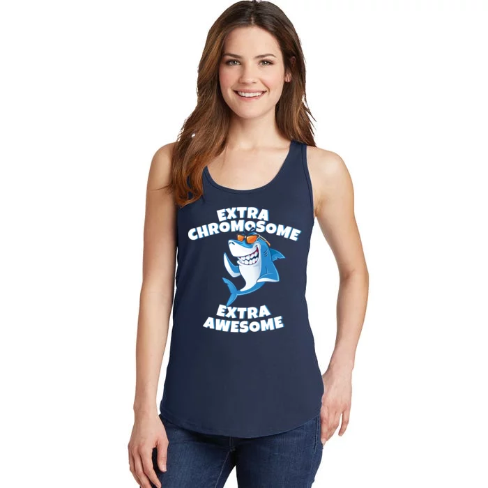 Down Syndrome - Extra Chromosome Shark Ladies Essential Tank