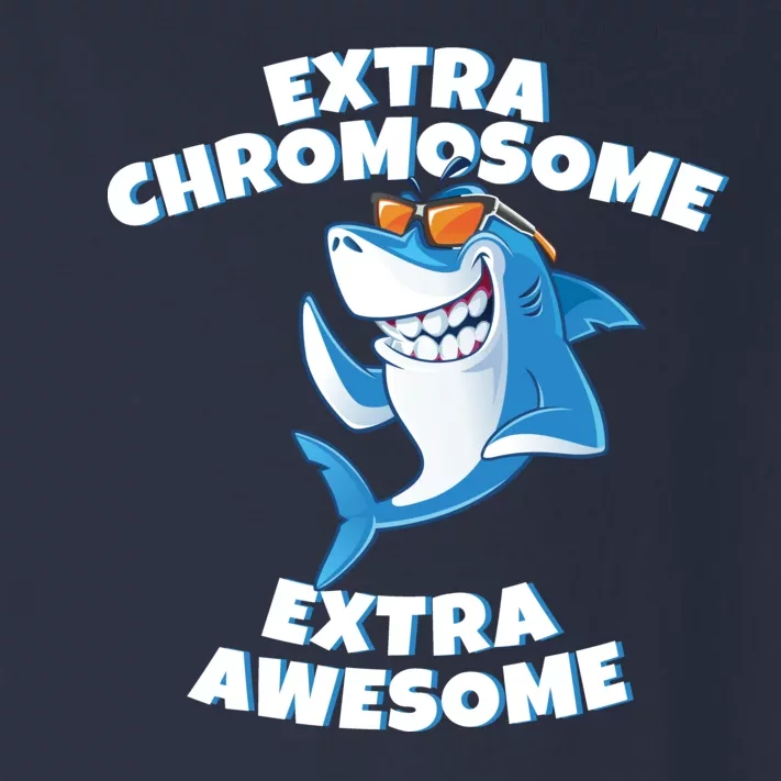 Down Syndrome - Extra Chromosome Shark Toddler Long Sleeve Shirt