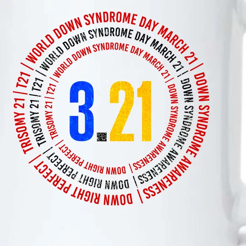 Down Syndrome 3.21 Shield Black Color Changing Mug