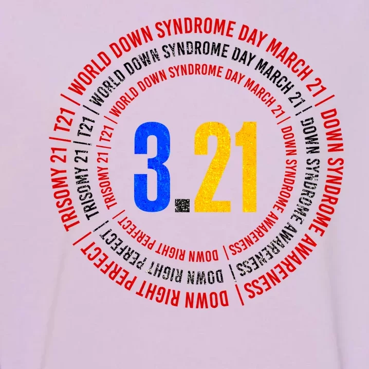 Down Syndrome 3.21 Shield Garment-Dyed Sweatshirt