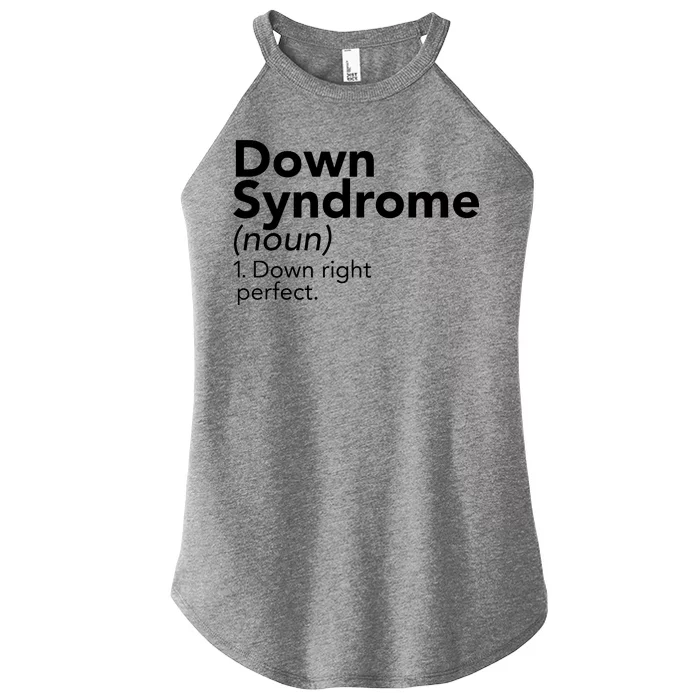 Down Syndrome Available Down Right Perfect Women’s Perfect Tri Rocker Tank