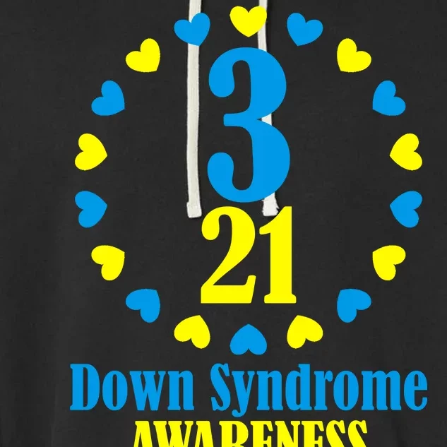 Down Syndrome Awareness Garment-Dyed Fleece Hoodie