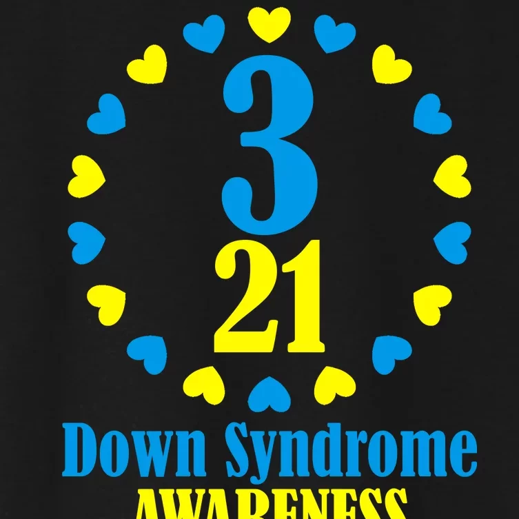 Down Syndrome Awareness Women's Crop Top Tee