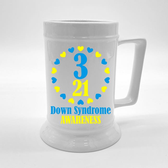 Down Syndrome Awareness Front & Back Beer Stein