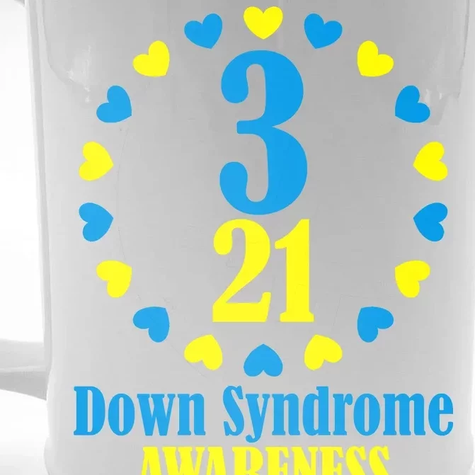 Down Syndrome Awareness Front & Back Beer Stein