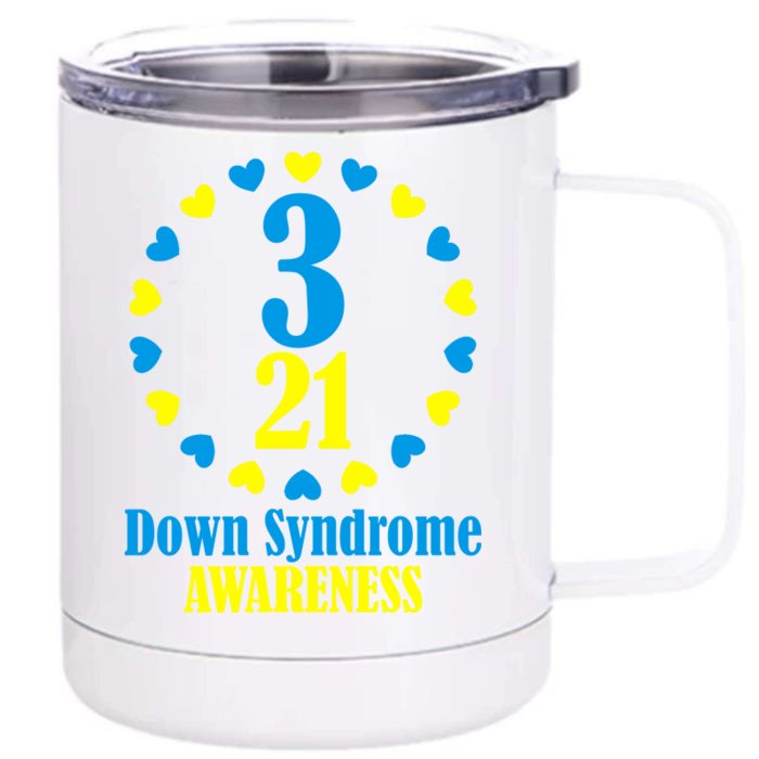 Down Syndrome Awareness Front & Back 12oz Stainless Steel Tumbler Cup