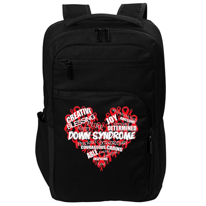 Down Syndrome Awareness Heart Impact Tech Backpack