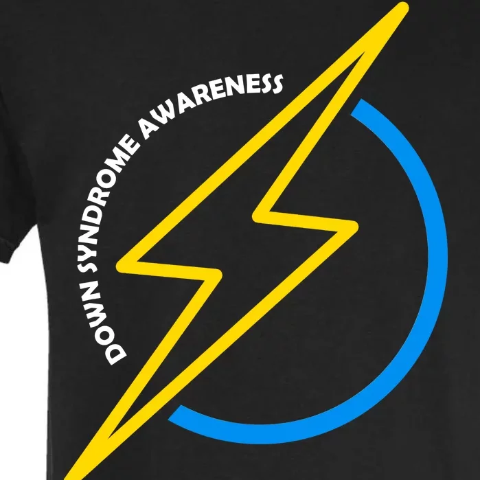 Down Syndrome Awareness Lightning Bolt Garment-Dyed Heavyweight T-Shirt