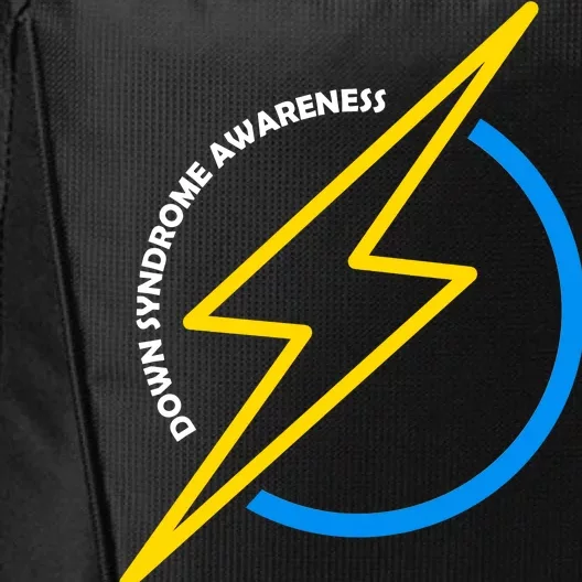 Down Syndrome Awareness Lightning Bolt City Backpack