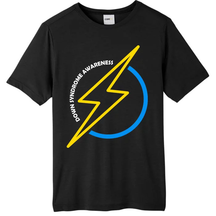 Down Syndrome Awareness Lightning Bolt ChromaSoft Performance T-Shirt