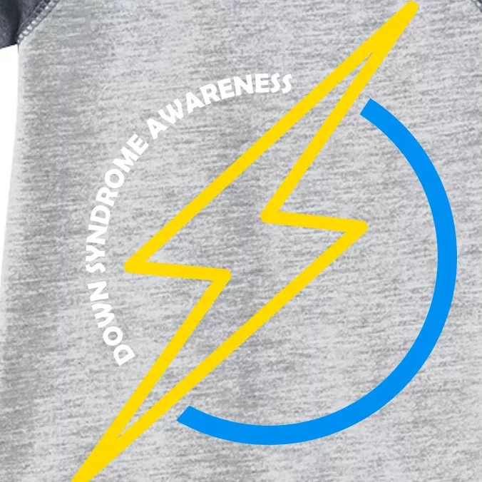 Down Syndrome Awareness Lightning Bolt Infant Baby Jersey Bodysuit