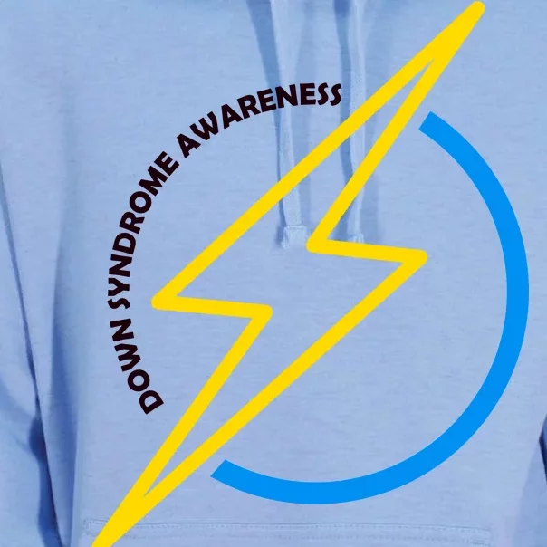 Down Syndrome Awareness Lightning Bolt Unisex Surf Hoodie