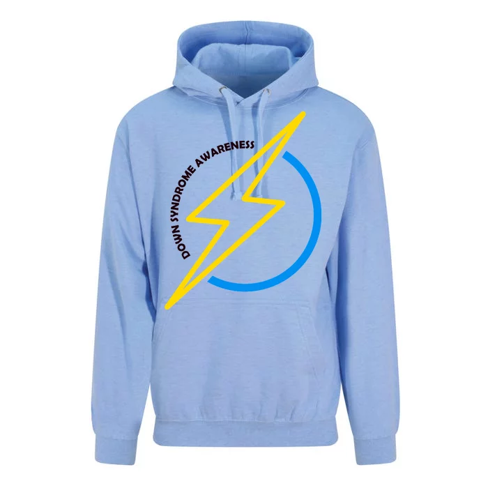 Down Syndrome Awareness Lightning Bolt Unisex Surf Hoodie