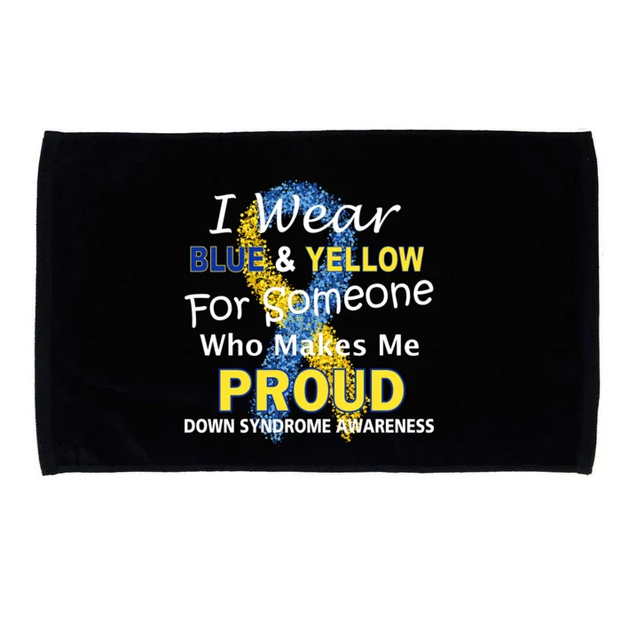 Down Syndrome Awareness Makes Me Proud Microfiber Hand Towel