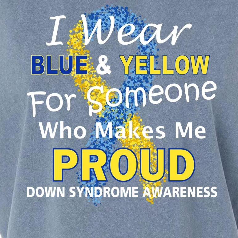 Down Syndrome Awareness Makes Me Proud Garment-Dyed Women's Muscle Tee