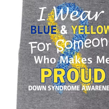 Down Syndrome Awareness Makes Me Proud Doggie 3-End Fleece Hoodie