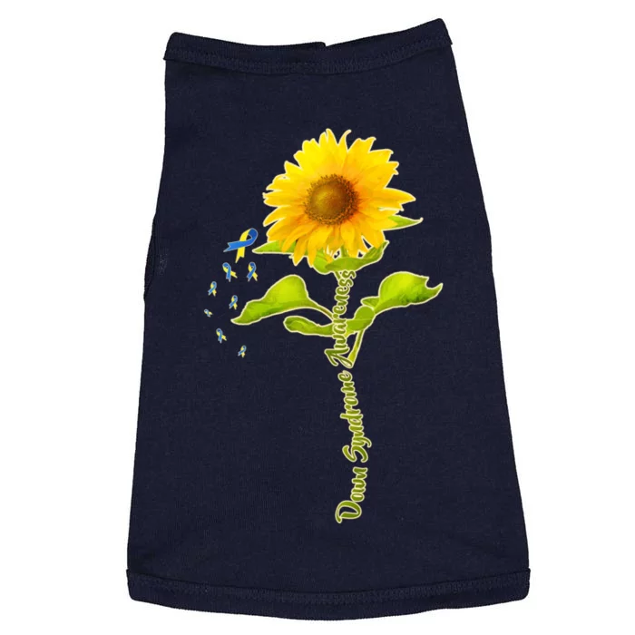 Down Syndrome Awareness Sunflower Doggie Tank