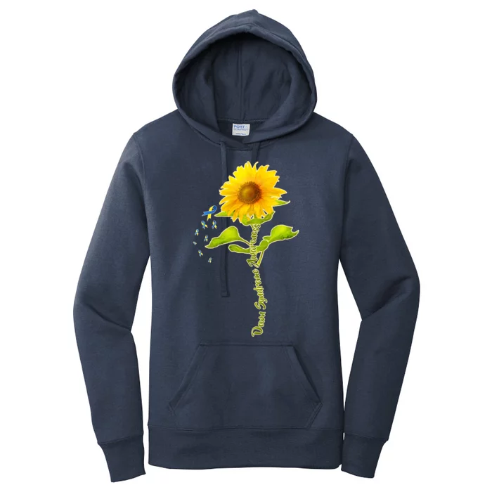 Down Syndrome Awareness Sunflower Women's Pullover Hoodie