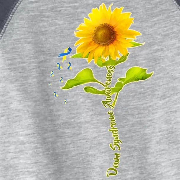 Down Syndrome Awareness Sunflower Toddler Fine Jersey T-Shirt