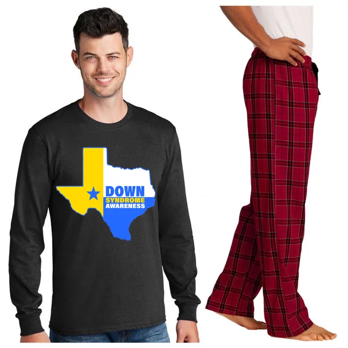 Down Syndrome Awareness Texas State Long Sleeve Pajama Set