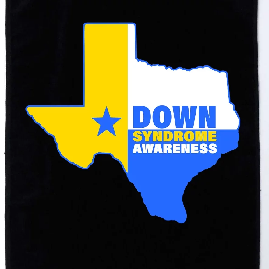 Down Syndrome Awareness Texas State Platinum Collection Golf Towel