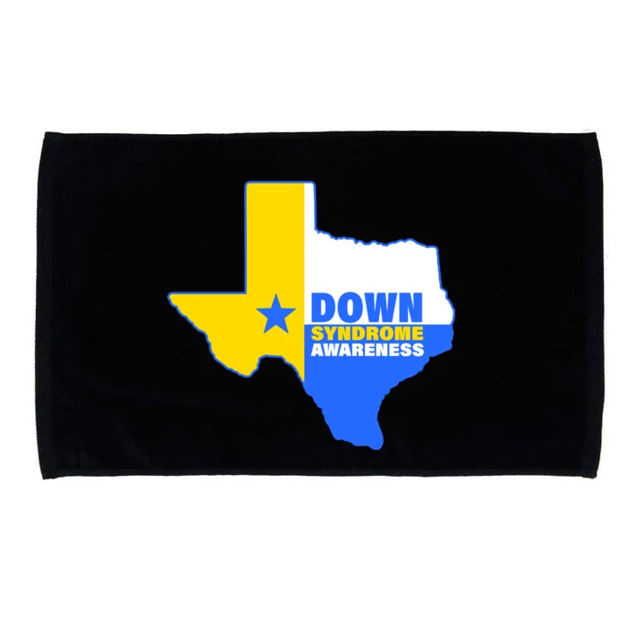 Down Syndrome Awareness Texas State Microfiber Hand Towel