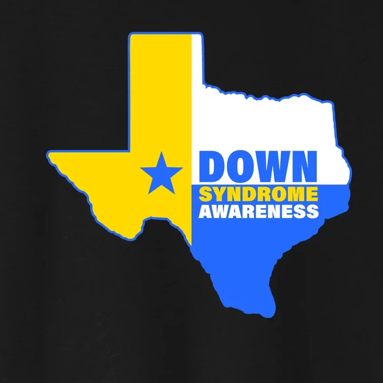 Down Syndrome Awareness Texas State Women's Crop Top Tee