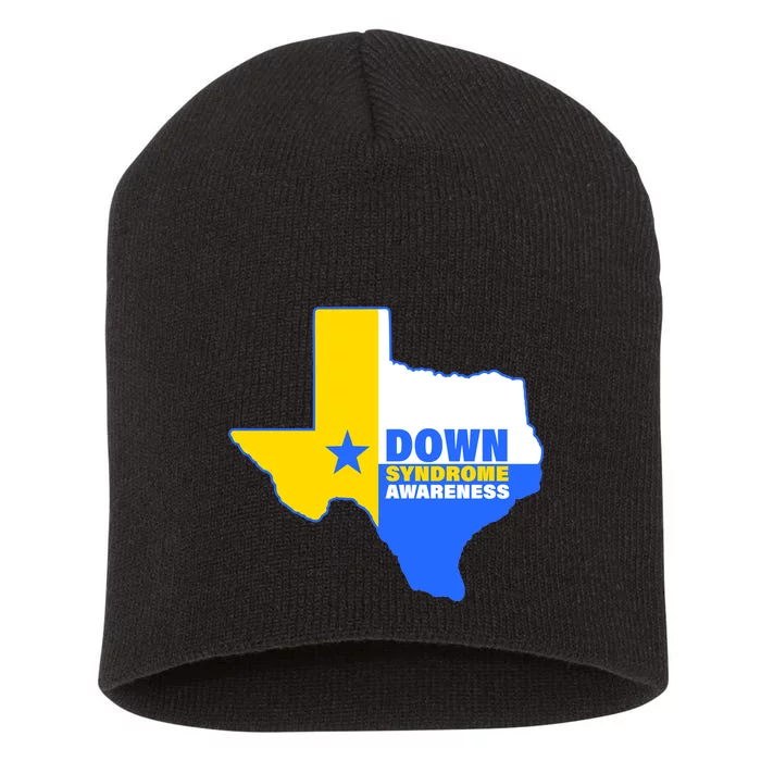 Down Syndrome Awareness Texas State Short Acrylic Beanie