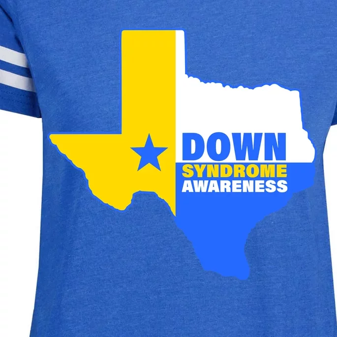 Down Syndrome Awareness Texas State Enza Ladies Jersey Football T-Shirt