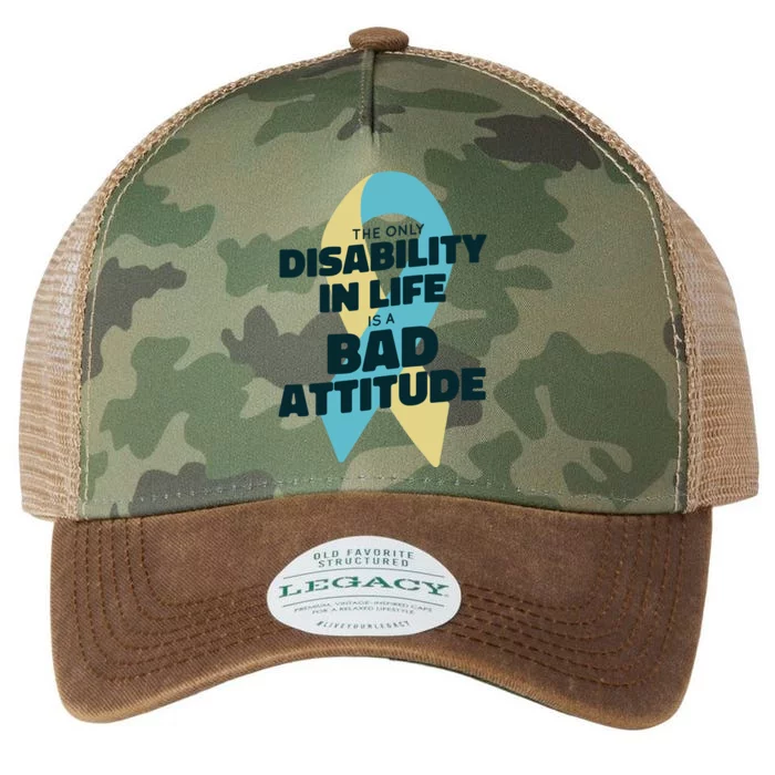 Down Syndrome Bad Attitude Legacy Tie Dye Trucker Hat