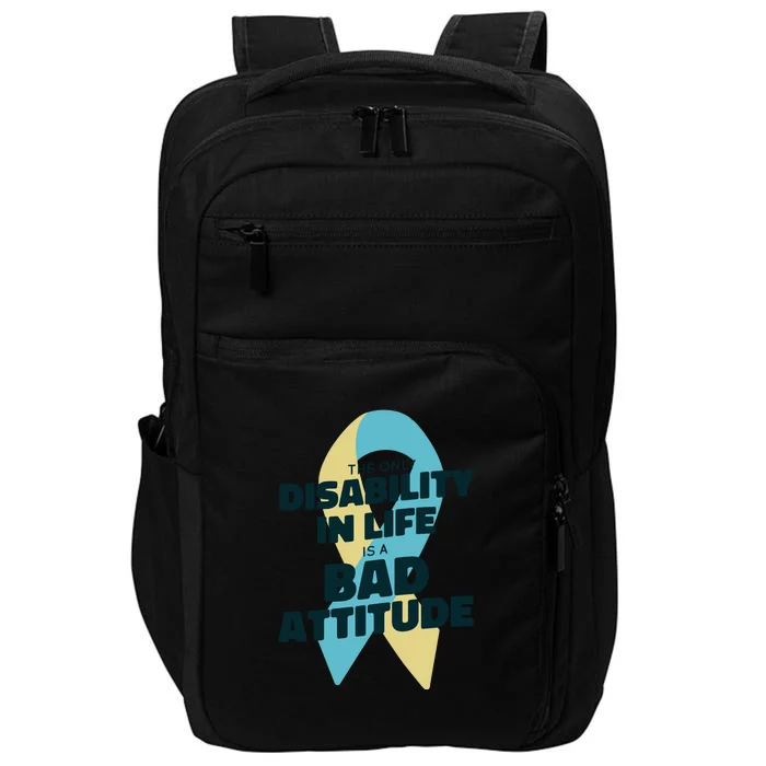 Down Syndrome Bad Attitude Impact Tech Backpack