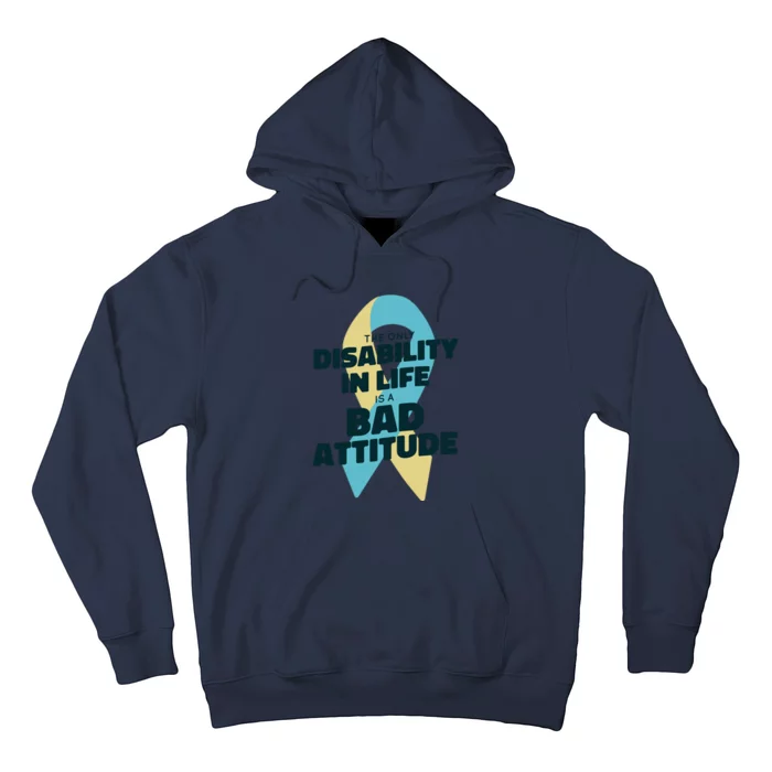 Down Syndrome Bad Attitude Hoodie